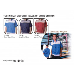 Technician Uniform - Made of Comb Cotton